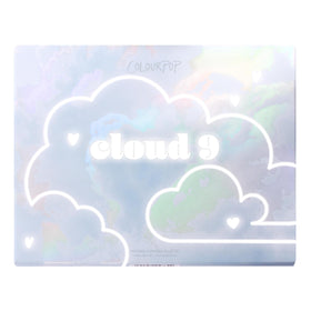 ColourPop Cloud 9 packaging label showing ingredients and cruelty-free claim benefits