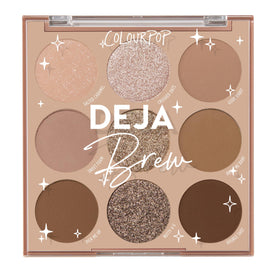 ColourPop front packaging showing palette branding and compact size, convenient for travel