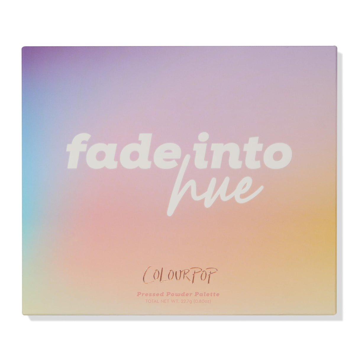 ColourPop palette held in hand showing compact size and travel-friendly convenience