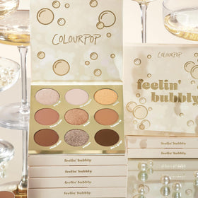 ColourPop swatches on arm showing shade range and buildable pigment for comparison