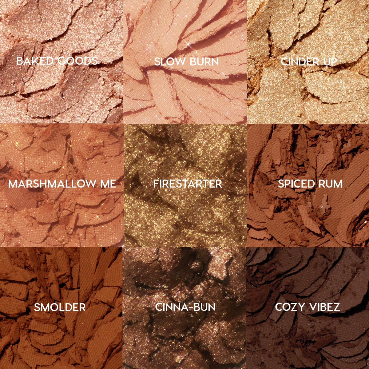 ColourPop Feelin' Toasty pan close-up highlighting finely milled texture and cushiony matte payoff