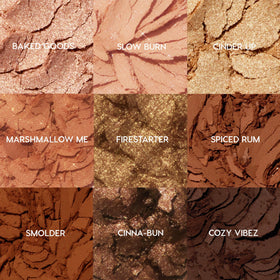ColourPop Feelin' Toasty pan close-up highlighting finely milled texture and cushiony matte payoff