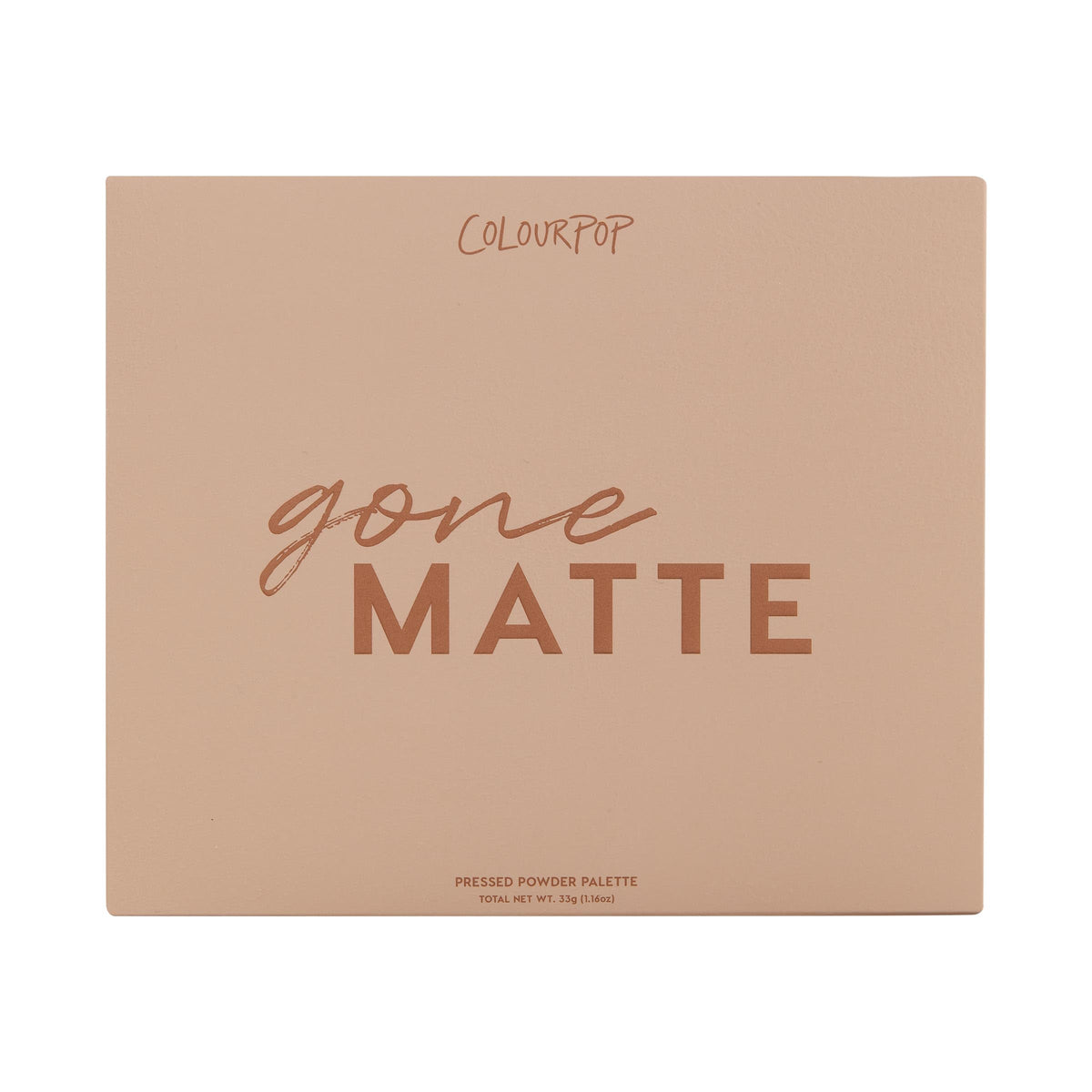 ColourPop gone matte staged in a makeup bag highlighting portability and everyday convenience