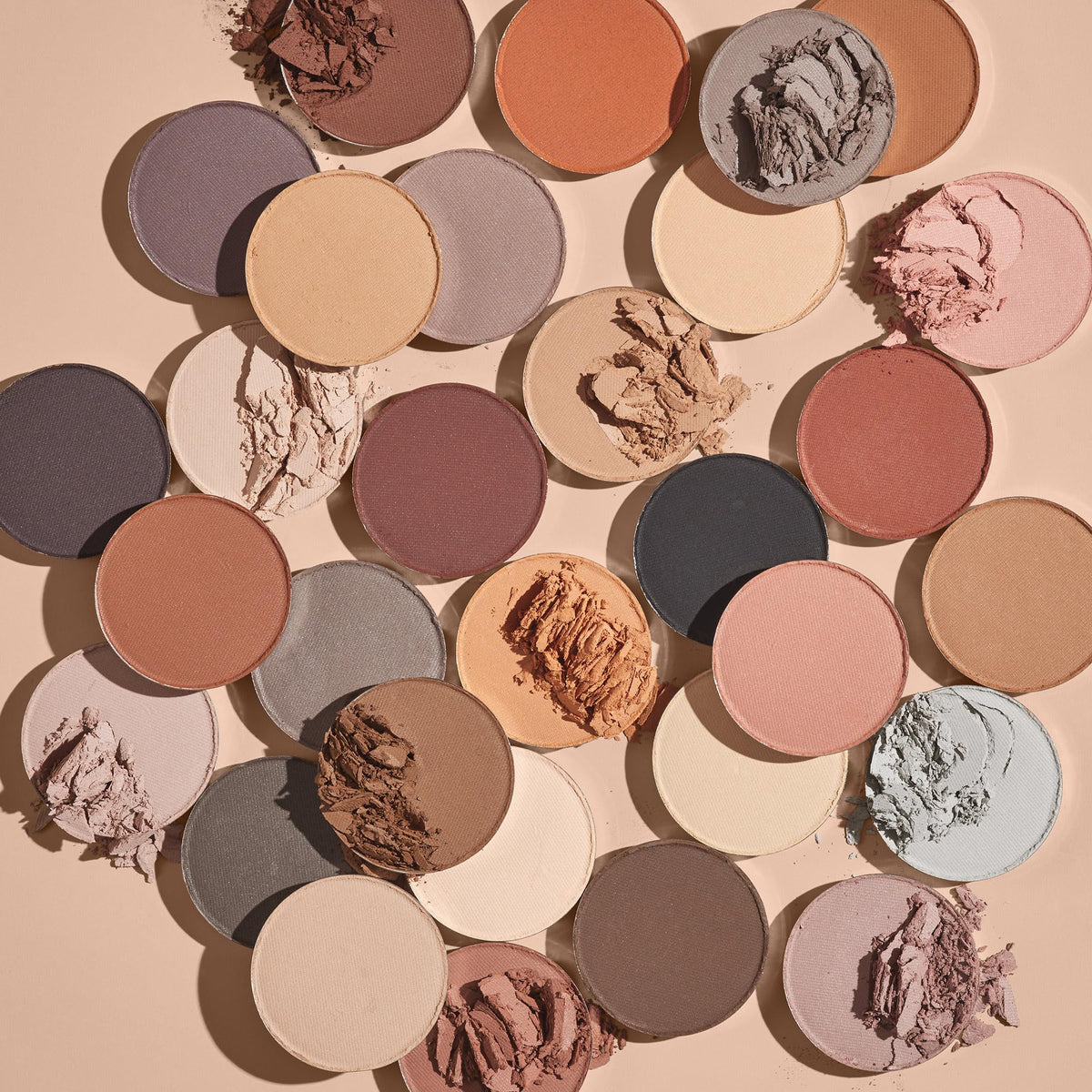 ColourPop gone matte close-up of pressed powders showing smooth texture and blendable finish