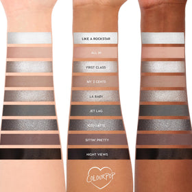 ColourPop Gone Metal packaging label showing ingredients and cruelty-free assurance