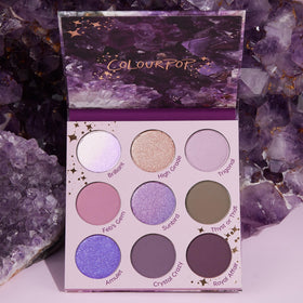ColourPop using opalescent shade on inner corner adding luminous highlight