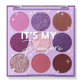 ColourPop palette front view showing color selection and compact benefit