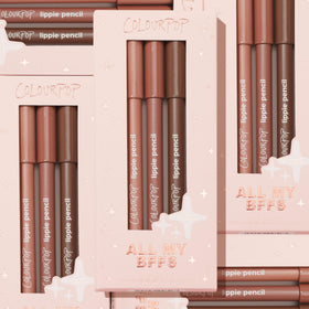 ColourPop kit inside a makeup bag in a lifestyle scene, convenient travel and everyday use