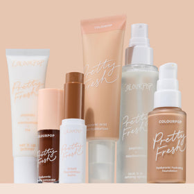 ColourPop worn outdoors in summer styling providing fresh, glowy look
