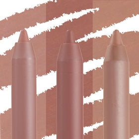 ColourPop pencils in a makeup bag lifestyle shot for travel-friendly convenience