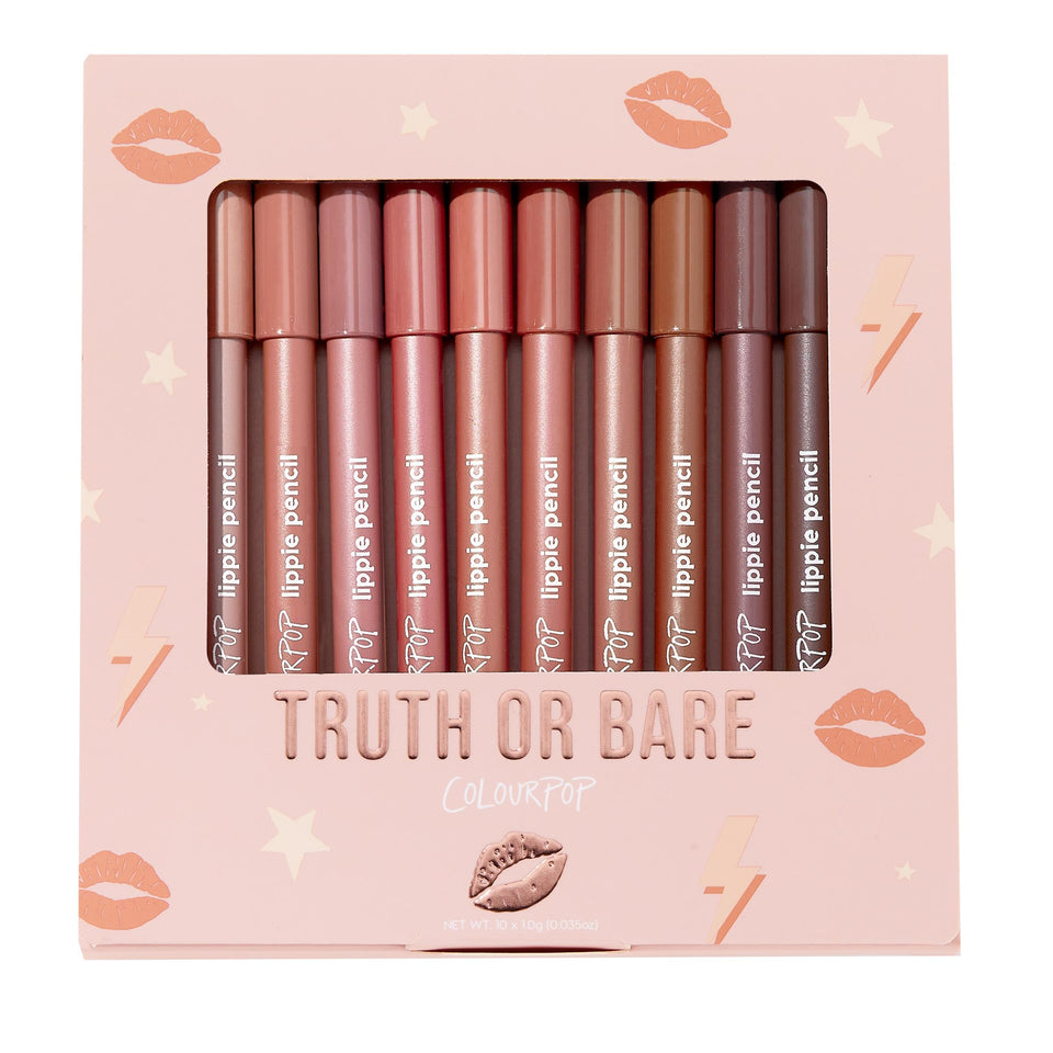 ColourPop front packaging showing the vault and branded logo, highlighting value