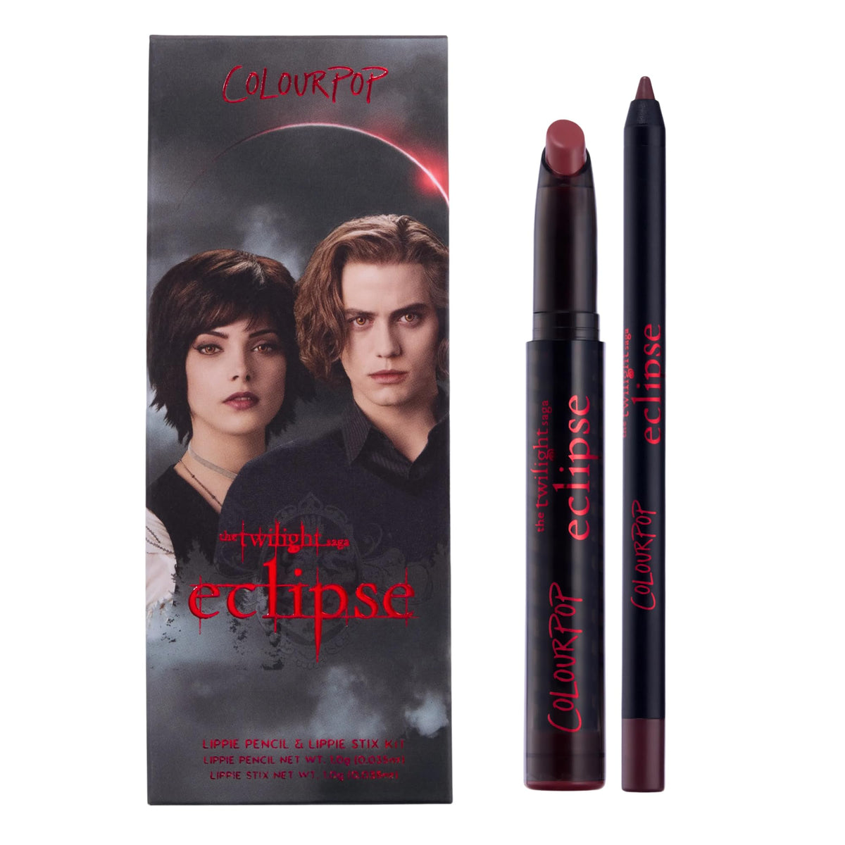 Colourpop New Love front packaging shows the limited-edition set and collectible design benefit: gift-ready presentation