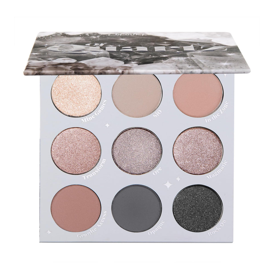 ColourPop packaging front view showing palette and shades for versatile looks