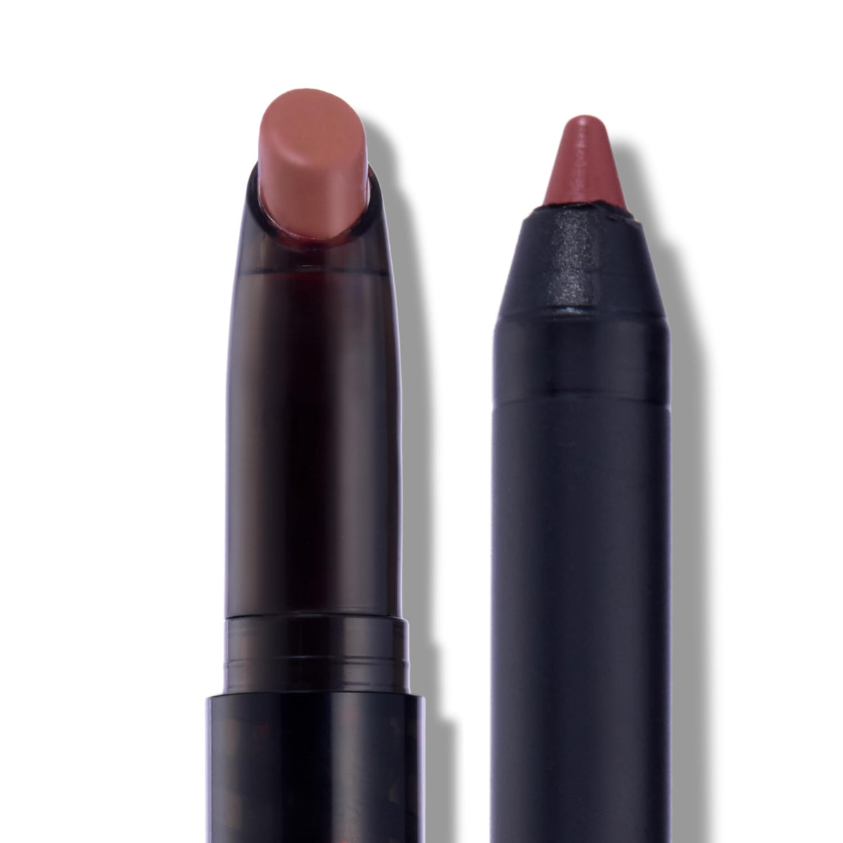 ColourPop packaging label detail showing shade names and collectible collaboration benefit