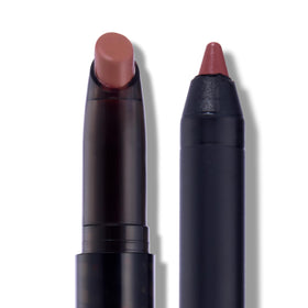 ColourPop packaging label detail showing shade names and collectible collaboration benefit
