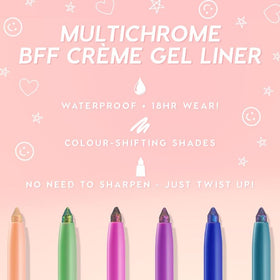 ColourPop eyeliner applied to lashline demonstrating precise definition benefits