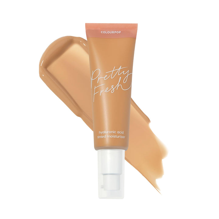 ColourPop bottle front packaging showing shade and benefit of hydration