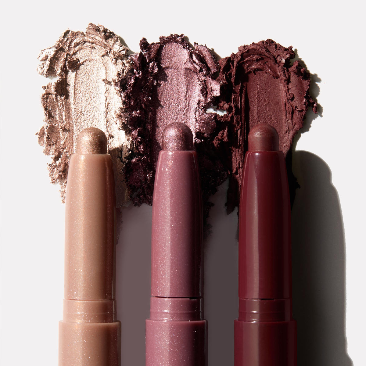 ColourPop Shadow Stix arranged to show matte and shimmer finishes