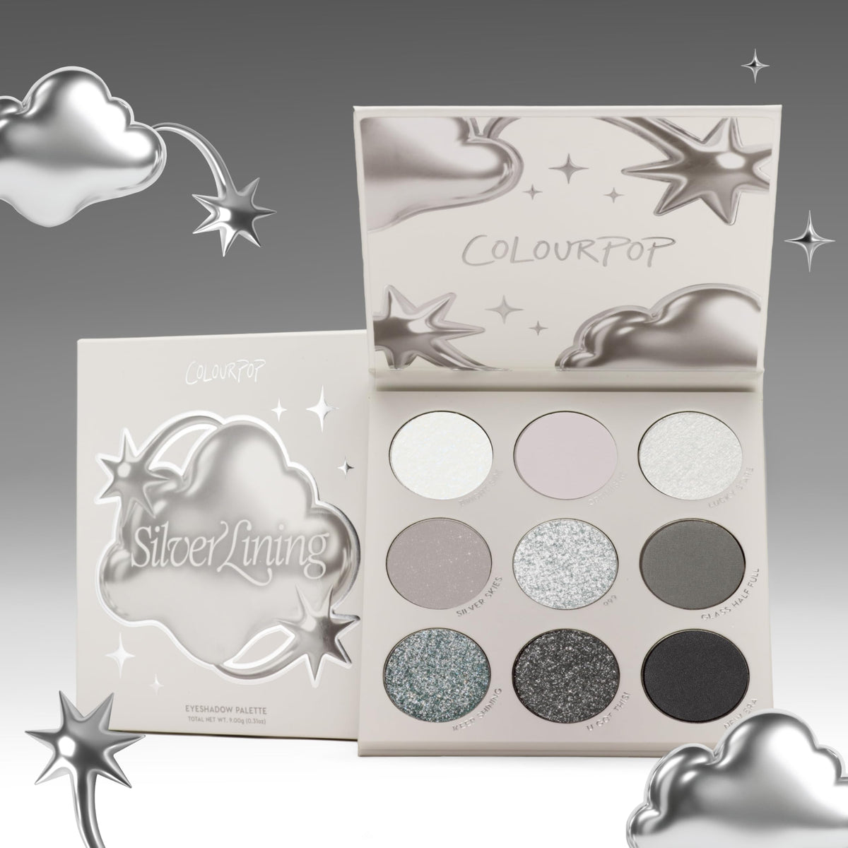 ColourPop evening look lifestyle photo demonstrating smokey glam and longwear appeal