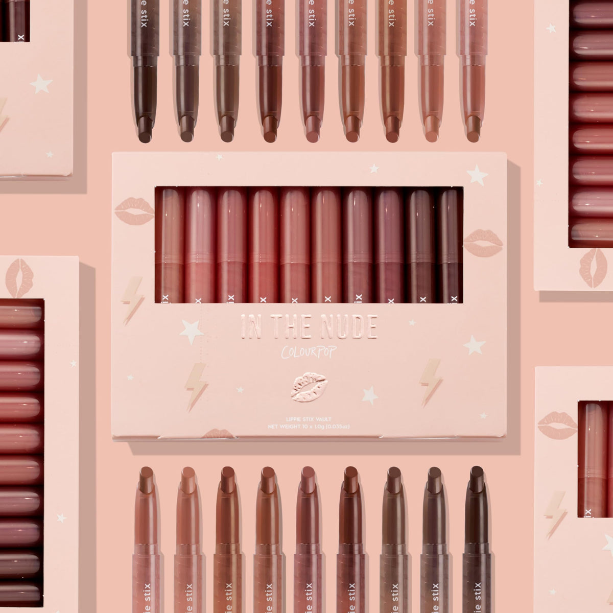 ColourPop Lippie Stix next to a coin showing scale and travel-friendly size advantage
