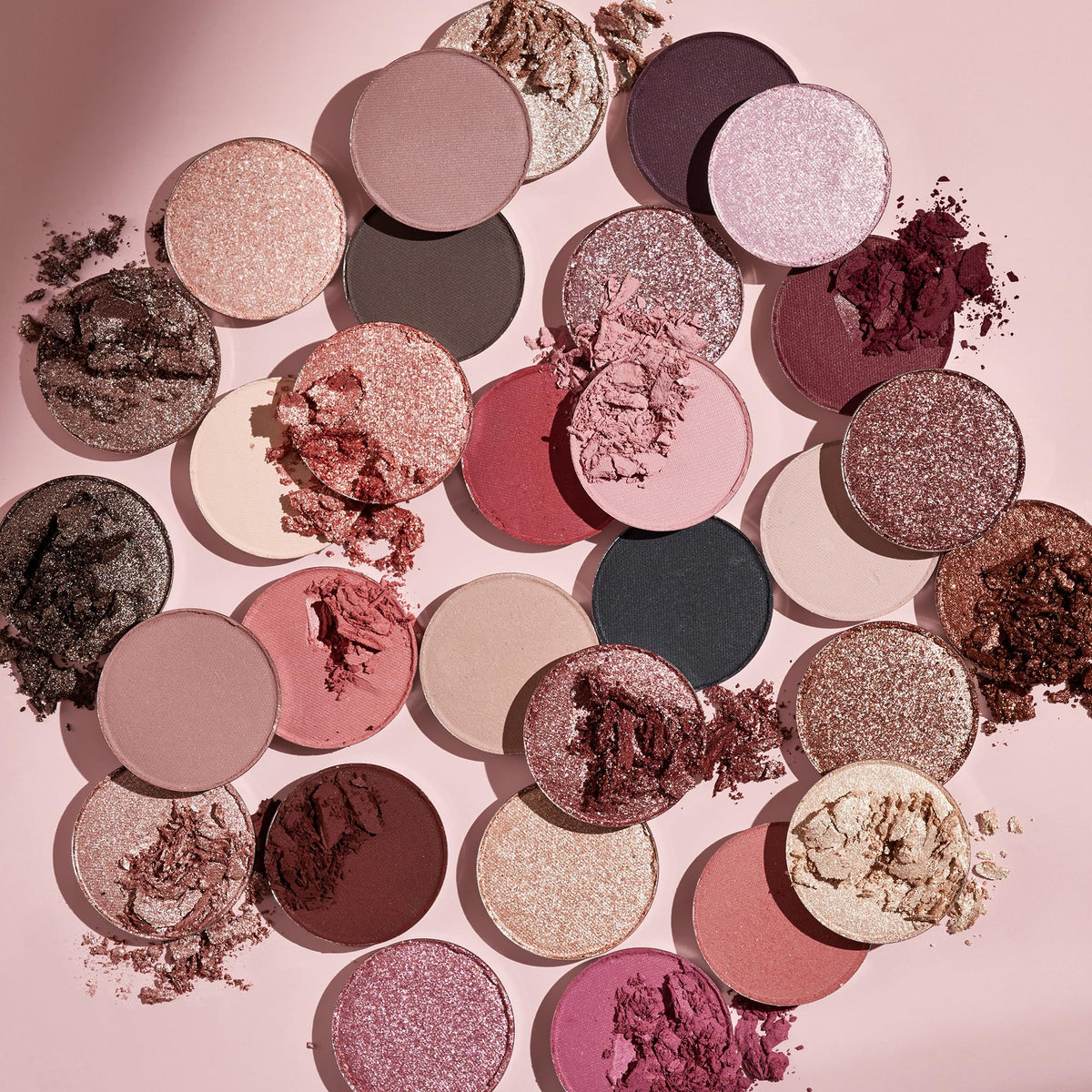 ColourPop open palette top-down view showing all 18 shades for versatile looks
