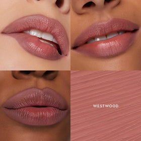 ColourPop swatches on arm showing Westwood Tease Group Chat shades