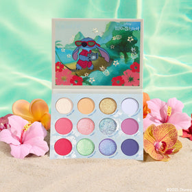 ColourPop palette styled with summer props to show collectible summer vibe