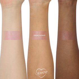 ColourPop x Stitch packaging label and ingredients, displays product details and nourishing oils