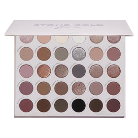 ColourPop palette front open showing 30 cool-toned shades and versatile selection