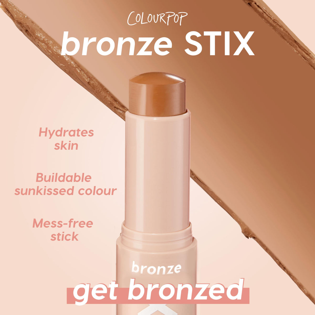 ColourPop swatches on arm demonstrating blendable buildable color