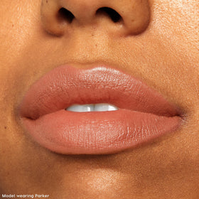 ColourPop close-up of Lippie Stix texture showing creamy tip and smooth application benefit