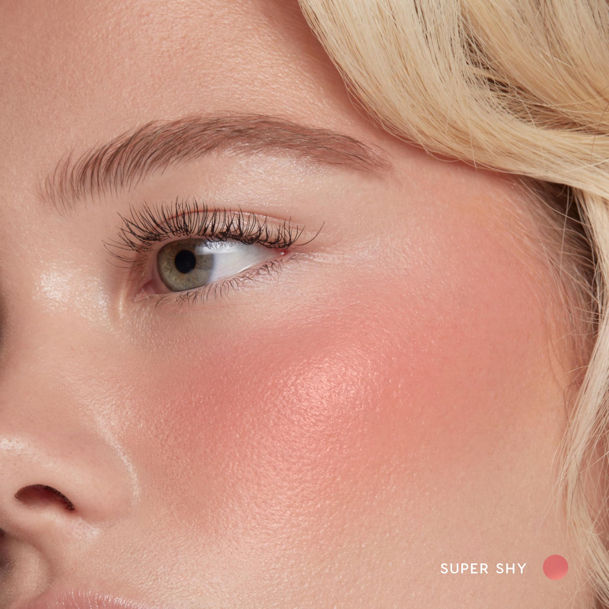 ColourPop single drop of Weightless Liquid Blush showing buildable color