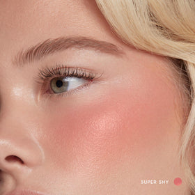 ColourPop single drop of Weightless Liquid Blush showing buildable color
