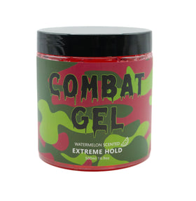 Combat Gel texture close-up showing gel clarity and smooth spread for easy application