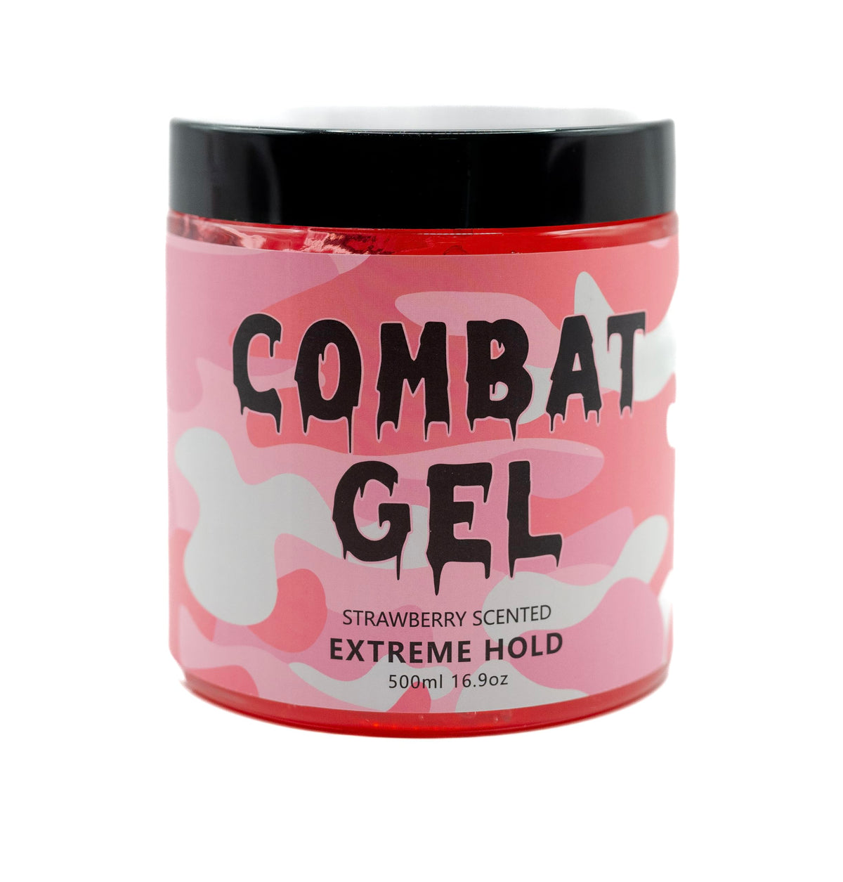 Combat Gel texture close-up highlighting smooth gel and long-lasting hold