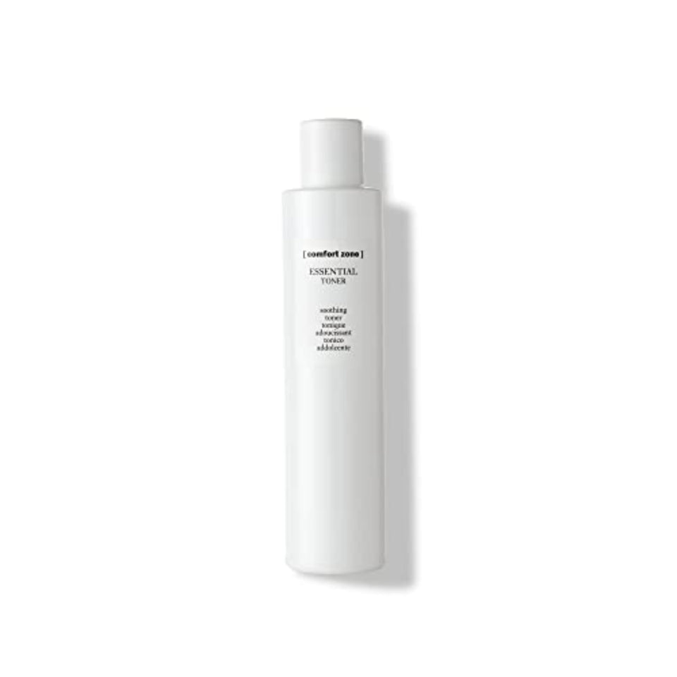 Comfort Zone front packaging showing bottle and clear label, promotes clean ingredients