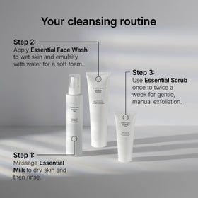 Comfort Zone face wash on bathroom shelf suggesting daily routine benefit
