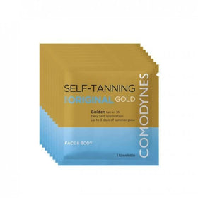 Comodynes single unwrapped wipe ready to use for quick, mess-free tanning