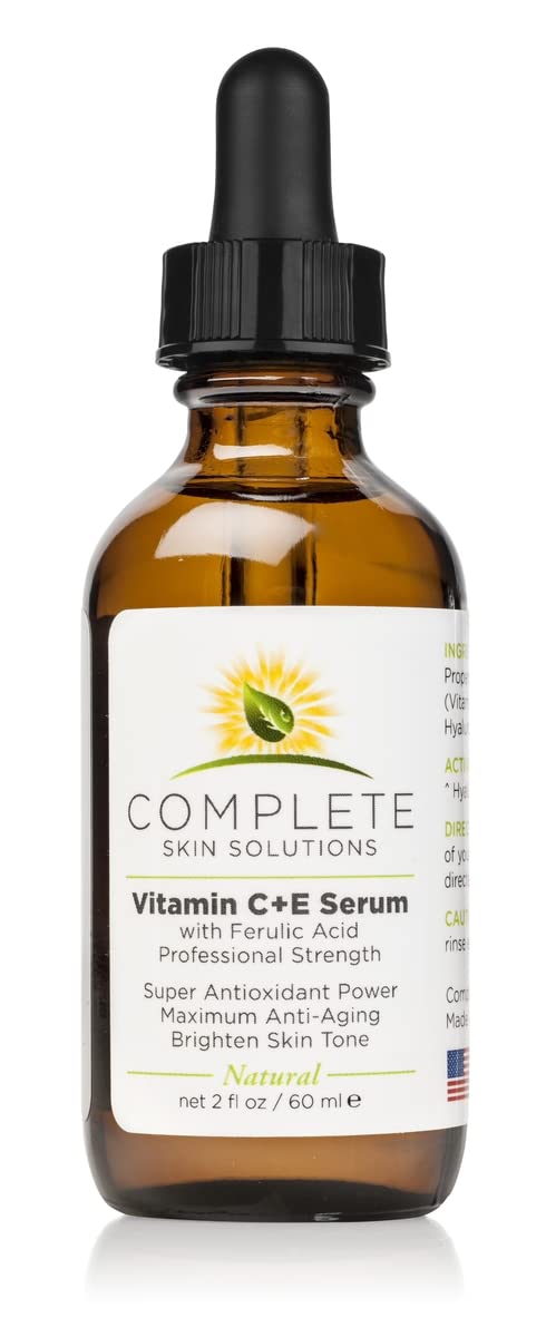 Complete Skin Solutions front packaging showing 2 oz bottle and benefits