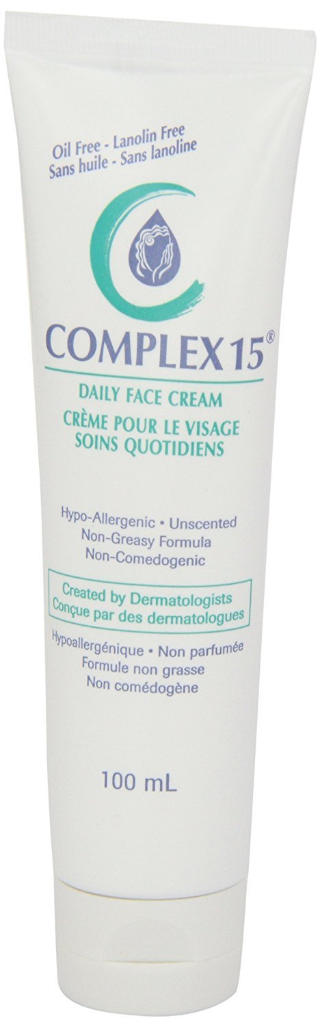 Complex 15 cream texture closeup demonstrating smooth, lightweight absorption