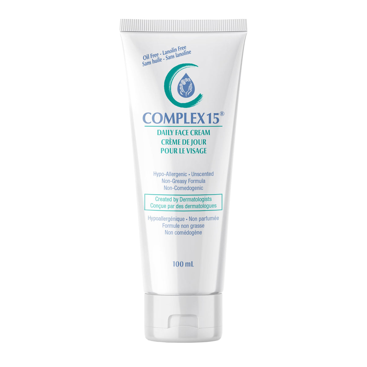 Complex 15 front jar showing product packaging and clear branding for shelf appeal
