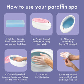 Conair True Glow hand dip in wax illustrating easy at-home paraffin spa benefit