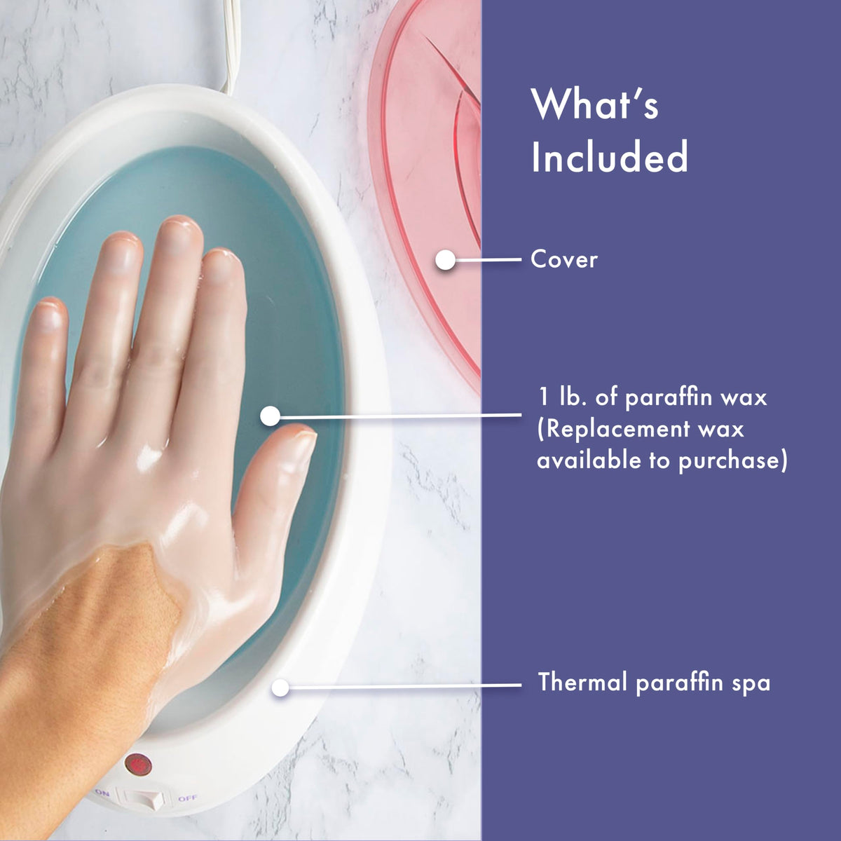 Conair True Glow peeled wax removed to reveal softer skin and smoother texture