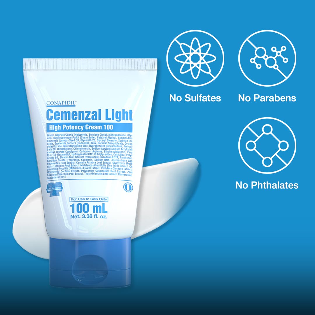 CONAPIDIL hand applying cream demonstrating gentle barrier-repair action