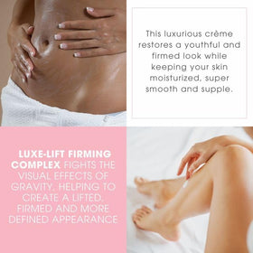 Consult Beaute applying cream to forearm for firmer hydrated skin