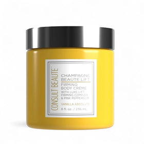 Consult Beaute front jar 8oz showing label and vanilla scent benefit