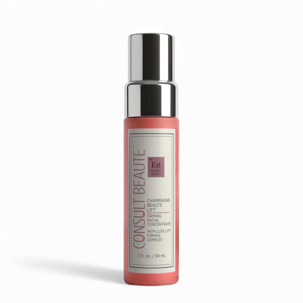 Consult Beaute front packaging of Champagne Lift serum showing bottle and box for elegant presentation