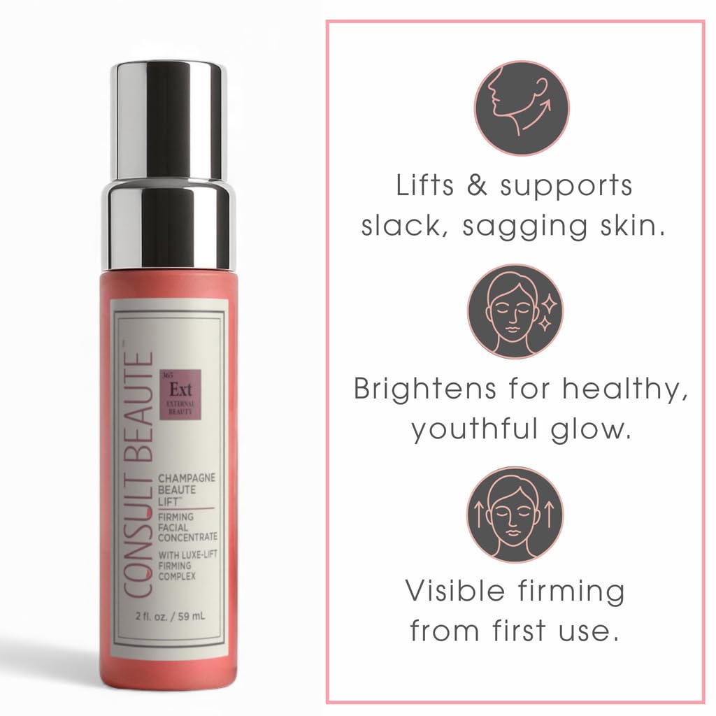 Consult Beaute pipette dispensing concentrate on hand demonstrating easy application and lightweight feel