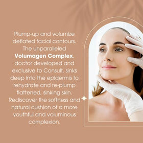 Consult Beaute serum applied on hand showing fast-absorbing hydration