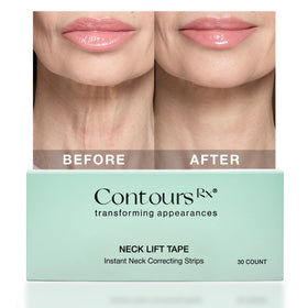 Contours Rx application demo behind neck showing easy instant lift